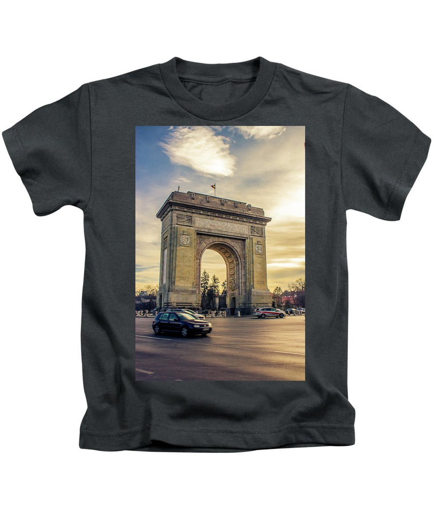 Triumphal Arch Bucharest - Kids T-Shirt