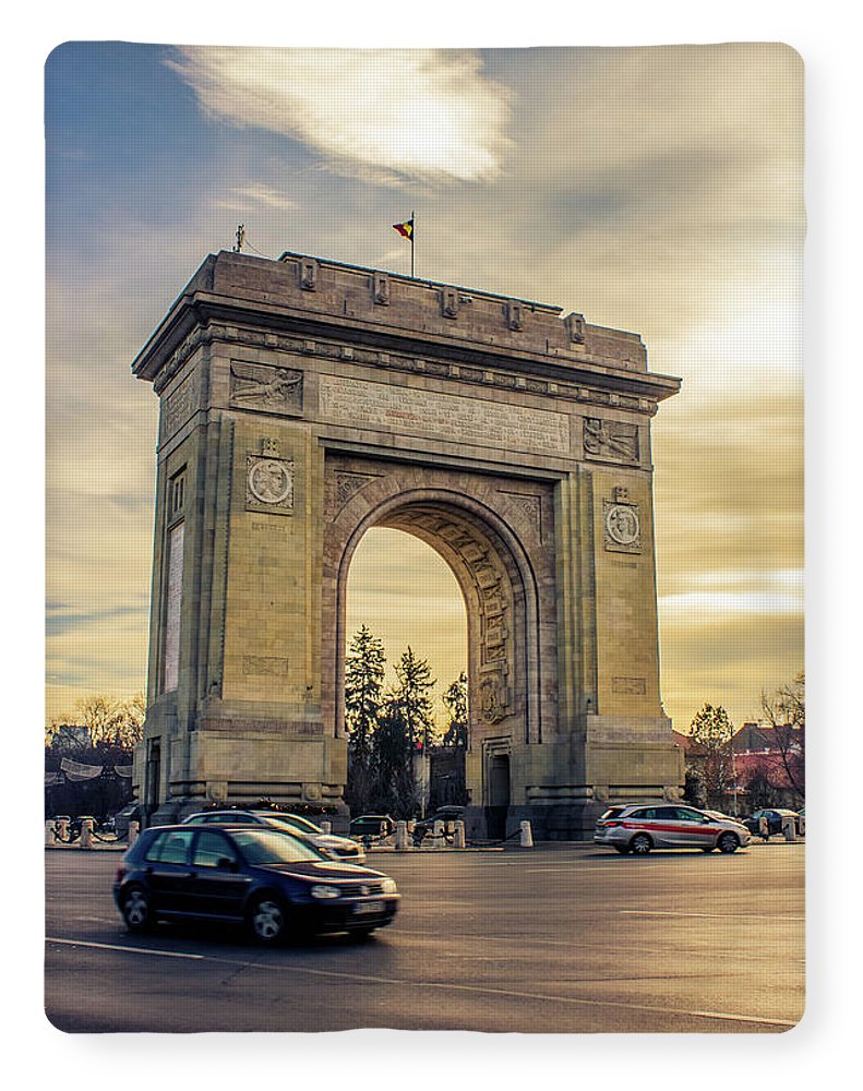 Triumphal Arch Bucharest - Blanket