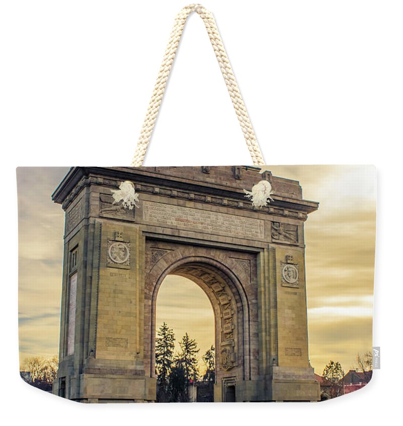 Triumphal Arch Bucharest - Weekender Tote Bag