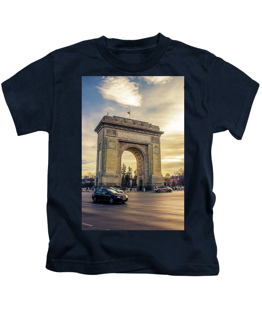 Triumphal Arch Bucharest - Kids T-Shirt