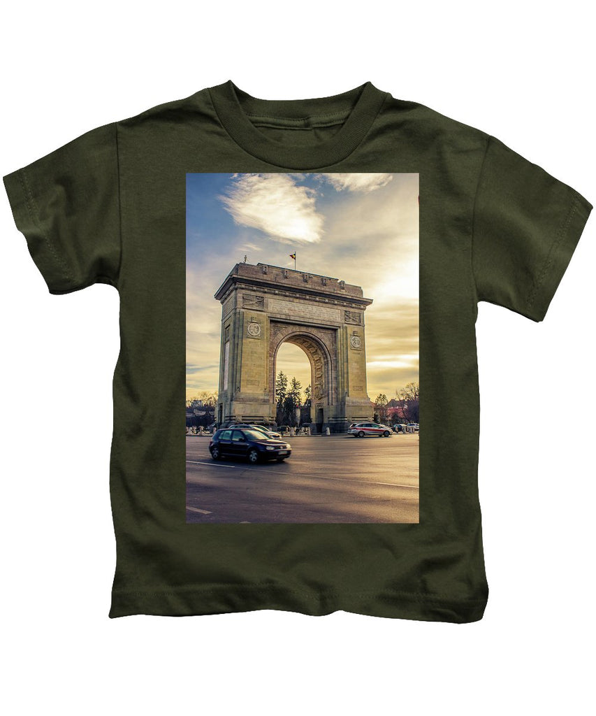 Triumphal Arch Bucharest - Kids T-Shirt