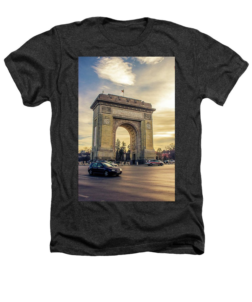 Triumphal Arch Bucharest - Heathers T-Shirt