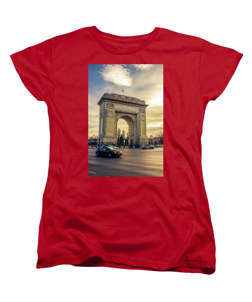 Triumphal Arch Bucharest - Women's T-Shirt (Standard Fit)