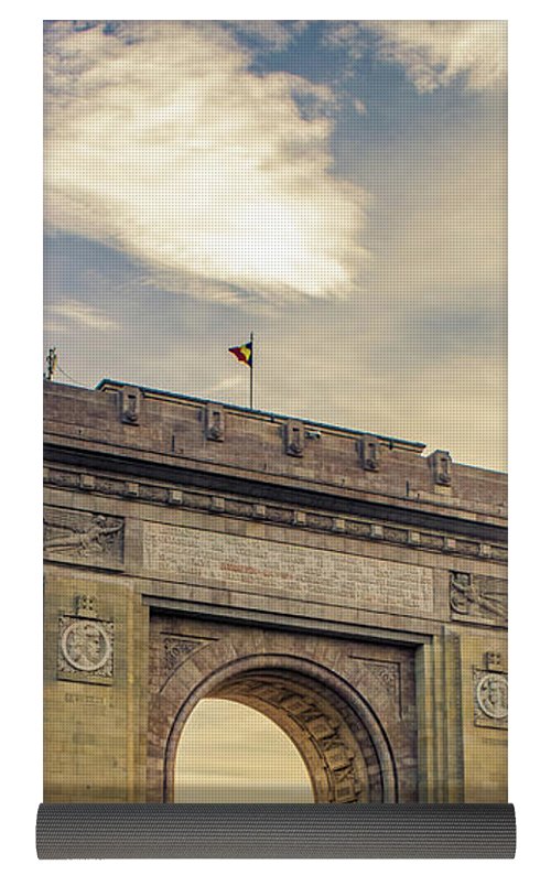 Triumphal Arch Bucharest - Yoga Mat