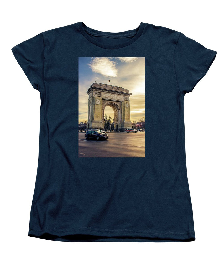 Triumphal Arch Bucharest - Women's T-Shirt (Standard Fit)