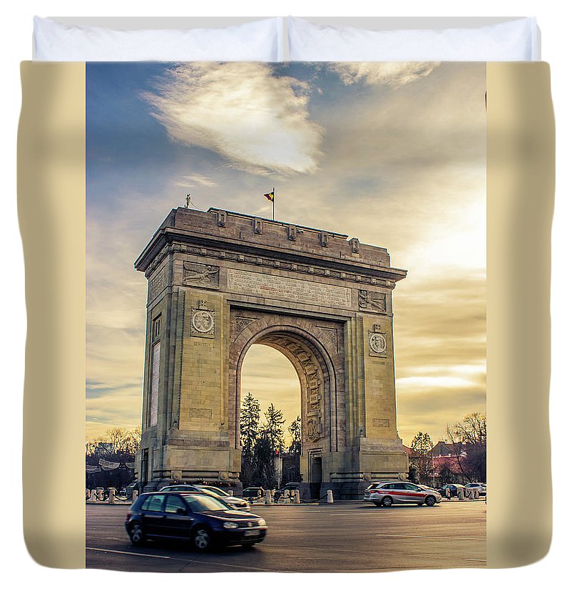 Triumphal Arch Bucharest - Duvet Cover