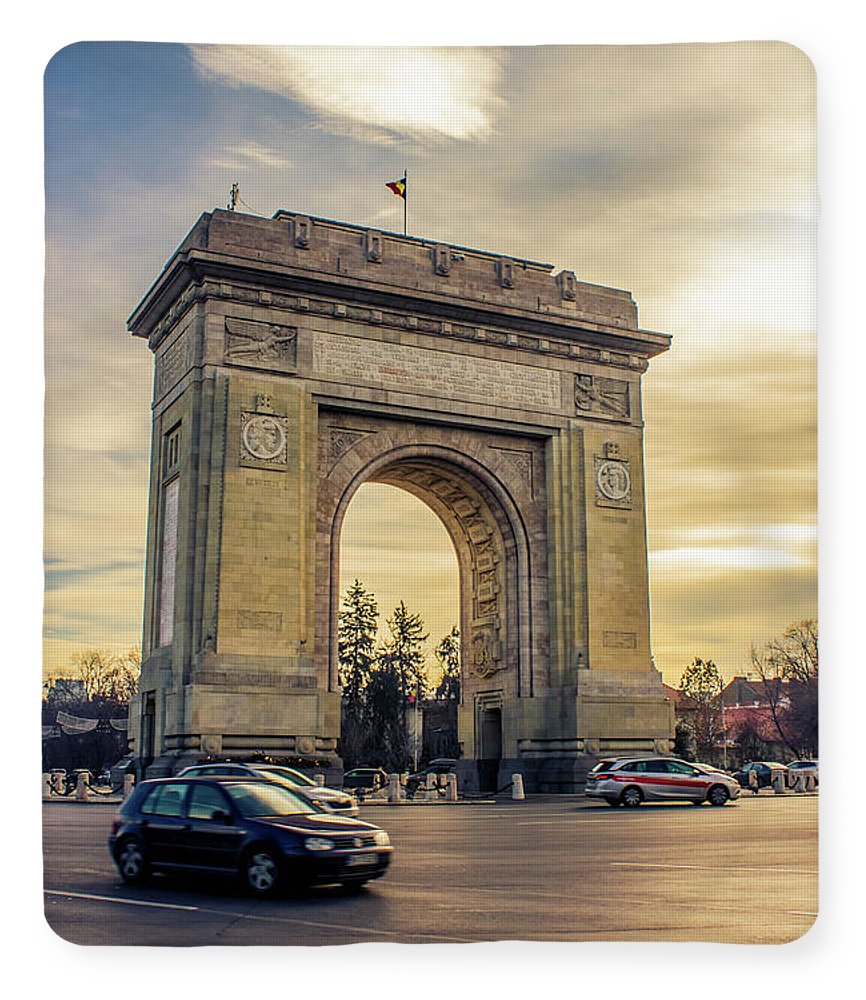 Triumphal Arch Bucharest - Blanket