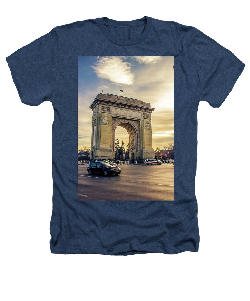 Triumphal Arch Bucharest - Heathers T-Shirt