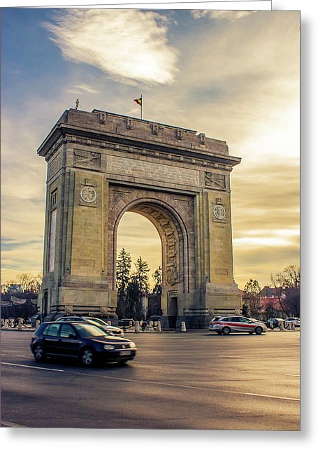 Triumphal Arch Bucharest - Greeting Card