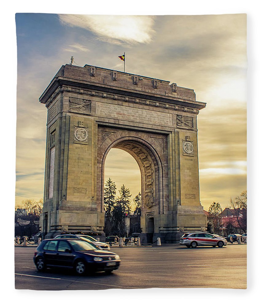 Triumphal Arch Bucharest - Blanket