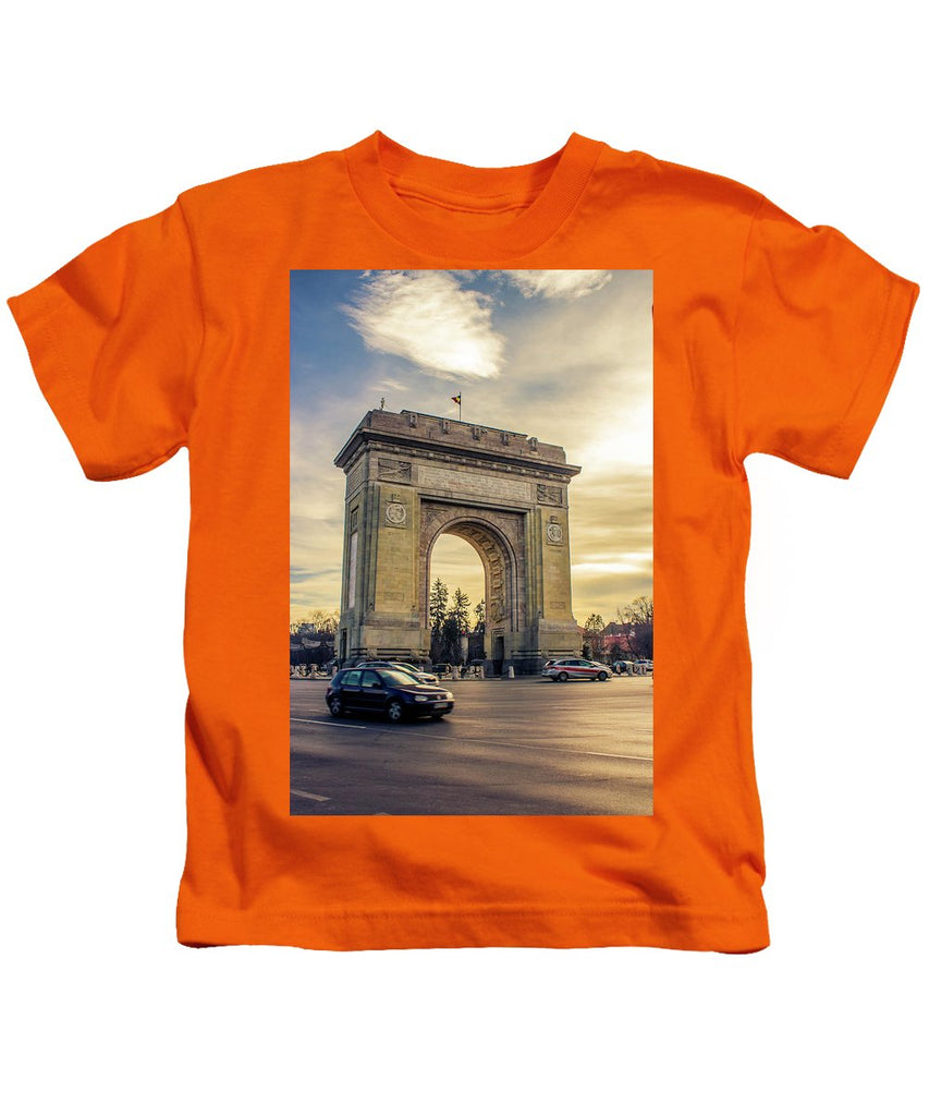 Triumphal Arch Bucharest - Kids T-Shirt