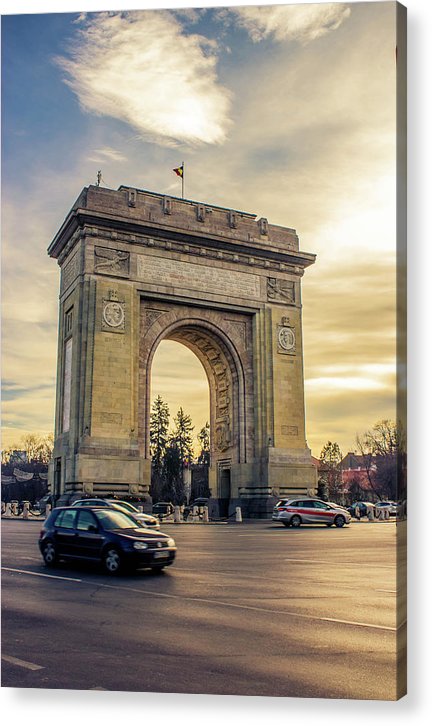 Triumphal Arch Bucharest - Acrylic Print