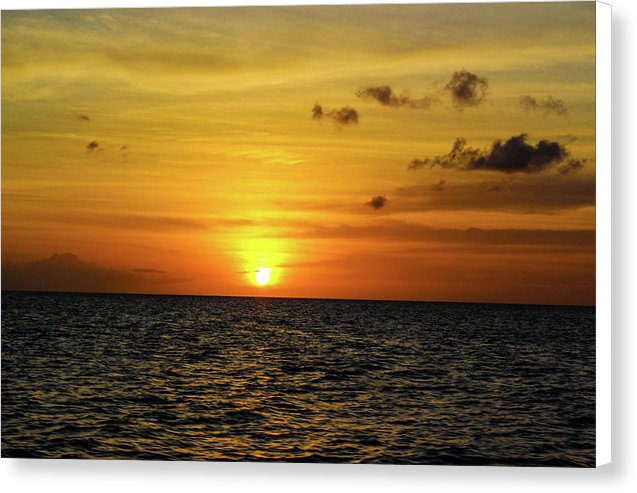 Tropical Sunset - Canvas Print