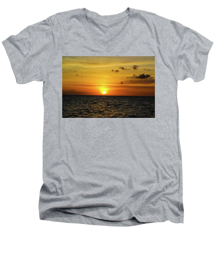 Tropical Sunset - Men's V-Neck T-Shirt