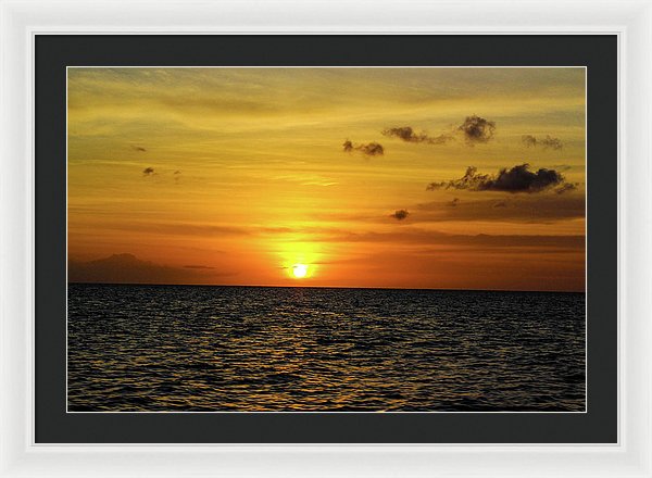 Tropical Sunset - Framed Print