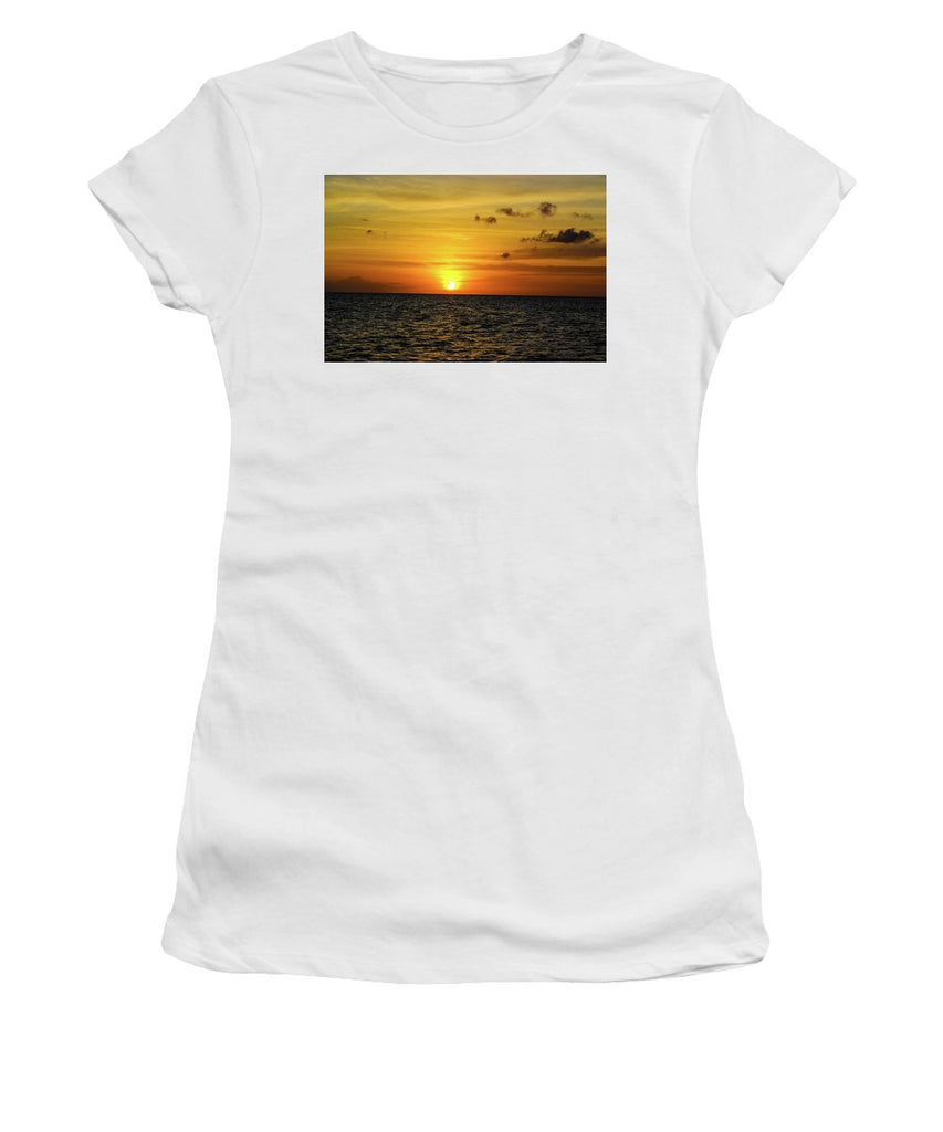 Tropical Sunset - Women's T-Shirt (Athletic Fit)