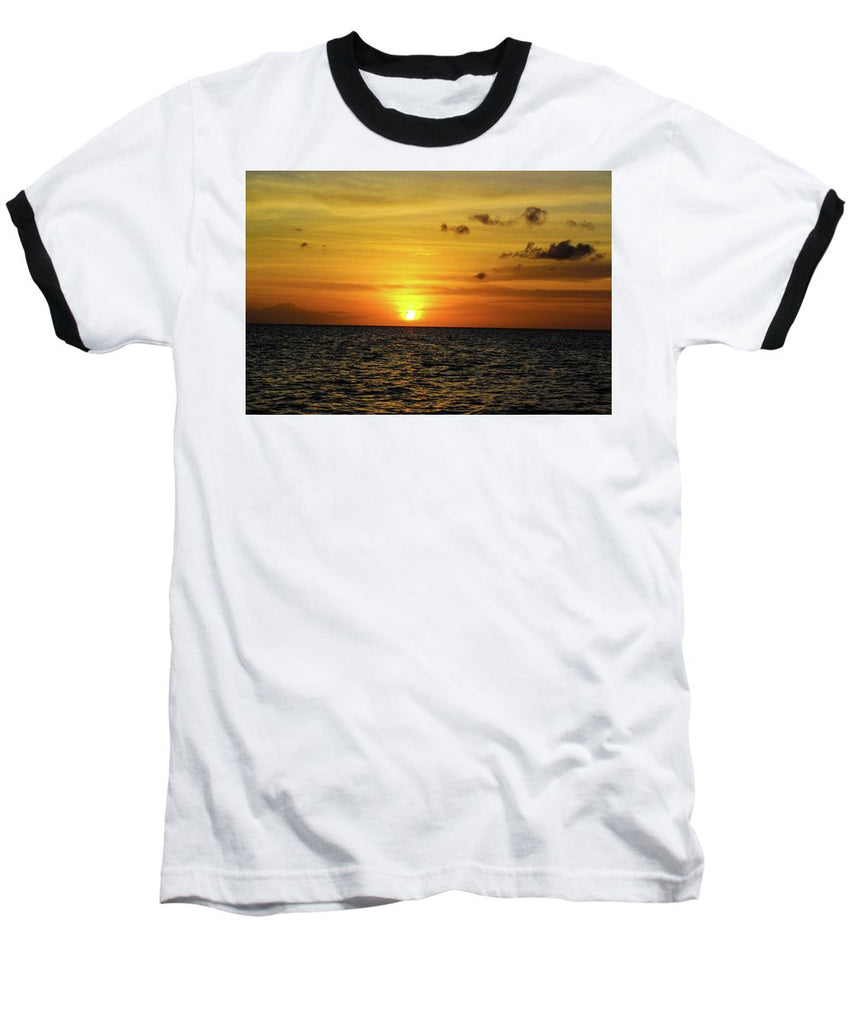 Tropical Sunset - Baseball T-Shirt