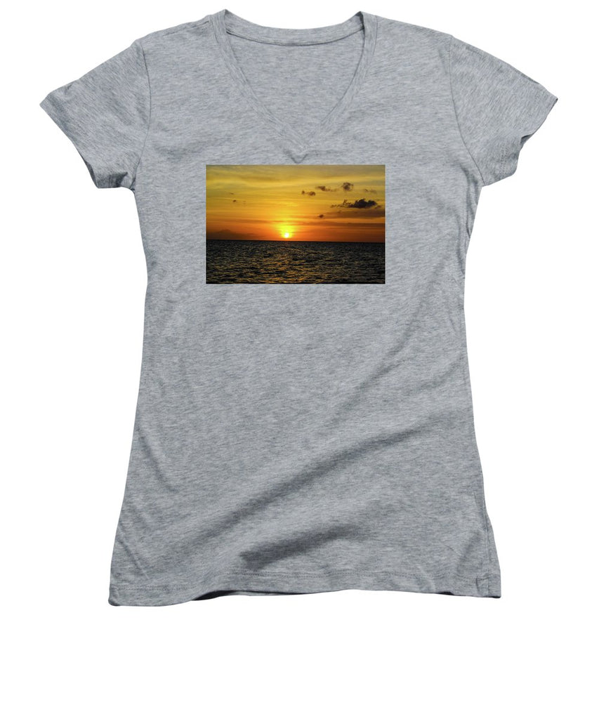 Tropical Sunset - Women's V-Neck