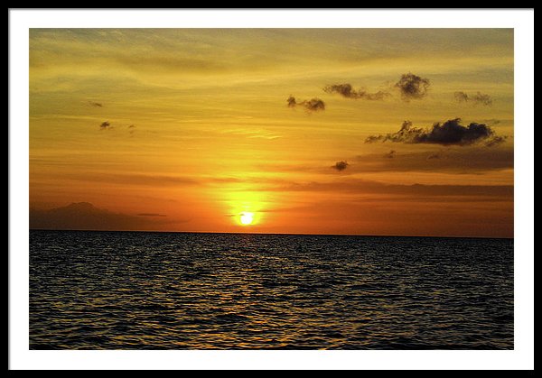 Tropical Sunset - Framed Print