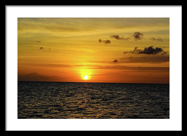 Tropical Sunset - Framed Print