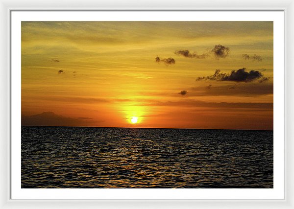 Tropical Sunset - Framed Print