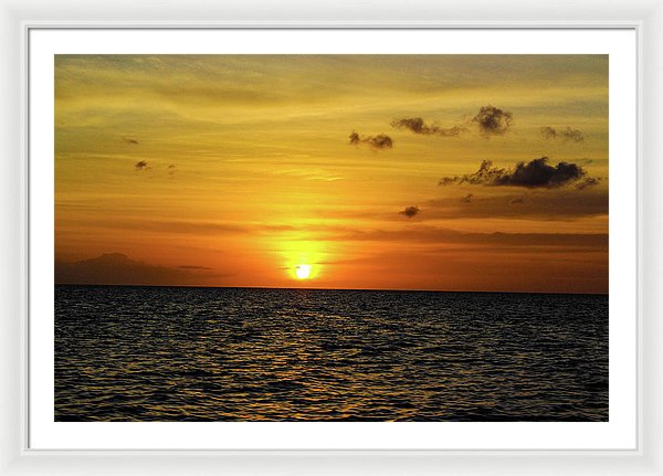 Tropical Sunset - Framed Print