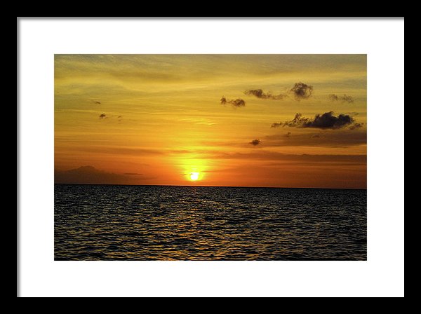 Tropical Sunset - Framed Print