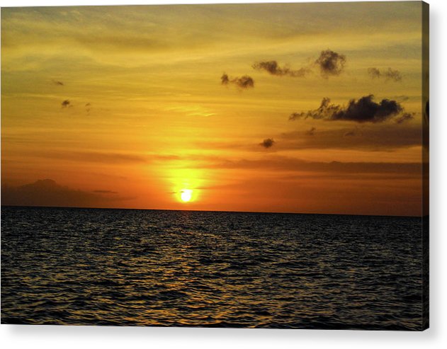 Tropical Sunset - Acrylic Print