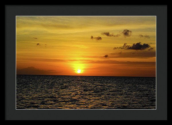 Tropical Sunset - Framed Print