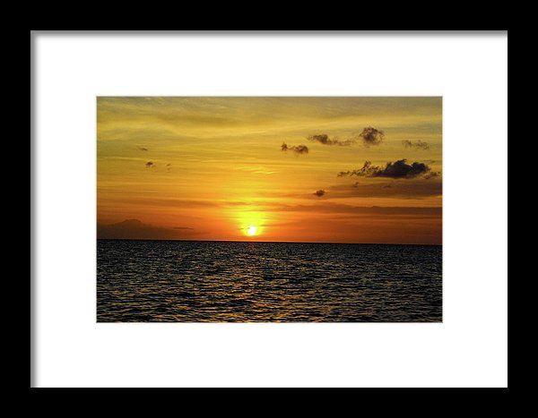 Tropical Sunset - Framed Print