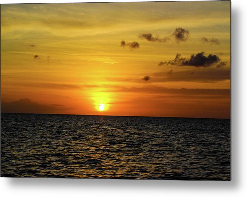 Tropical Sunset - Metal Print