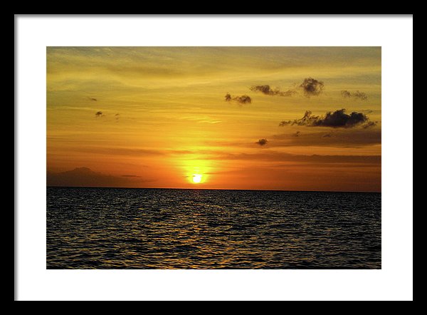 Tropical Sunset - Framed Print