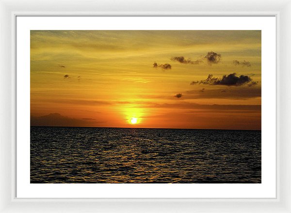 Tropical Sunset - Framed Print