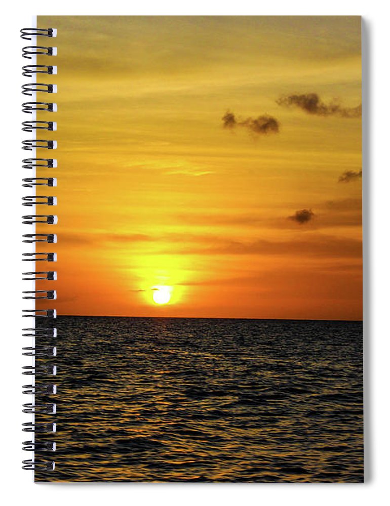 Tropical Sunset - Spiral Notebook