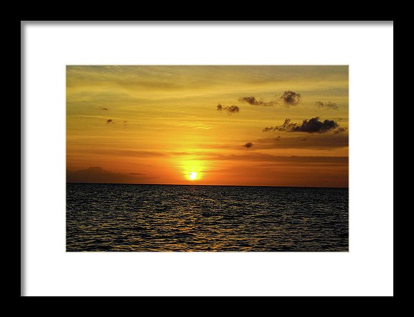 Tropical Sunset - Framed Print