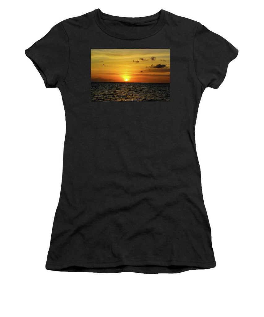 Tropical Sunset - Women's T-Shirt (Athletic Fit)