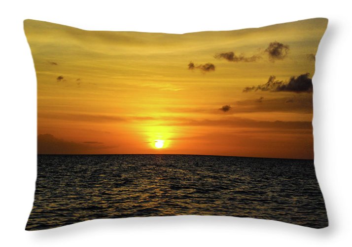 Tropical Sunset - Throw Pillow
