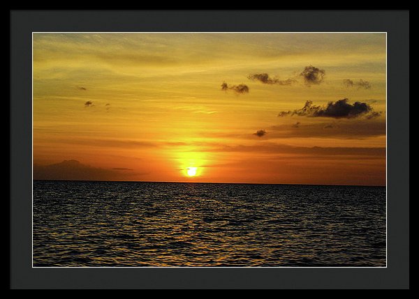 Tropical Sunset - Framed Print