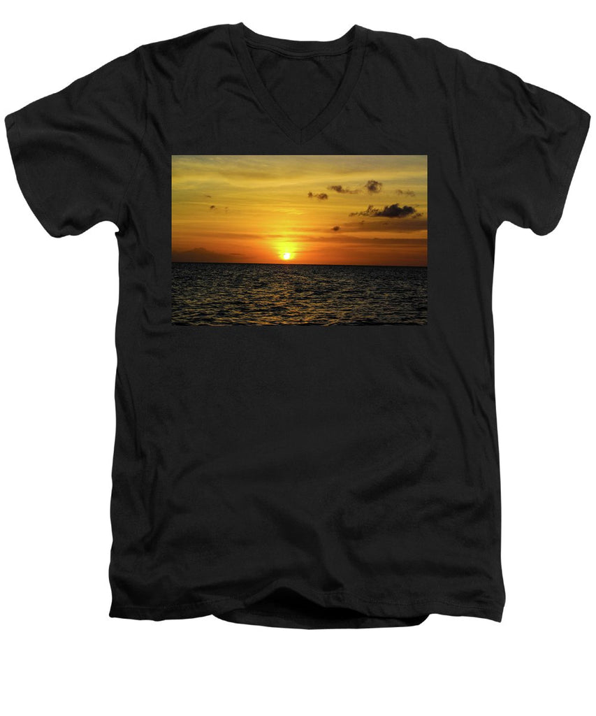 Tropical Sunset - Men's V-Neck T-Shirt