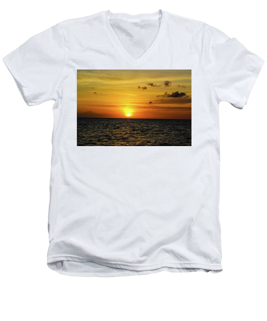Tropical Sunset - Men's V-Neck T-Shirt
