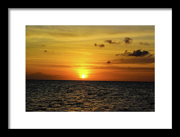 Tropical Sunset - Framed Print