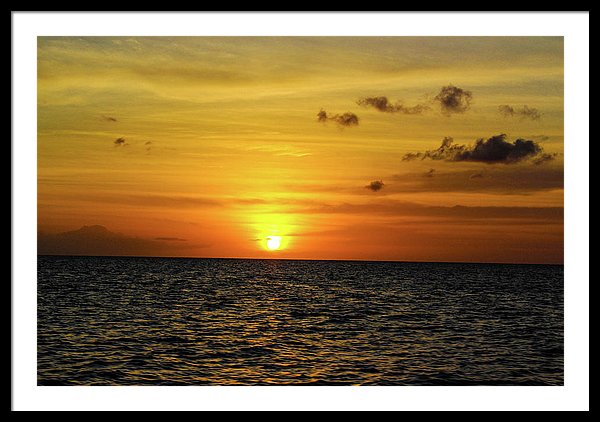 Tropical Sunset - Framed Print