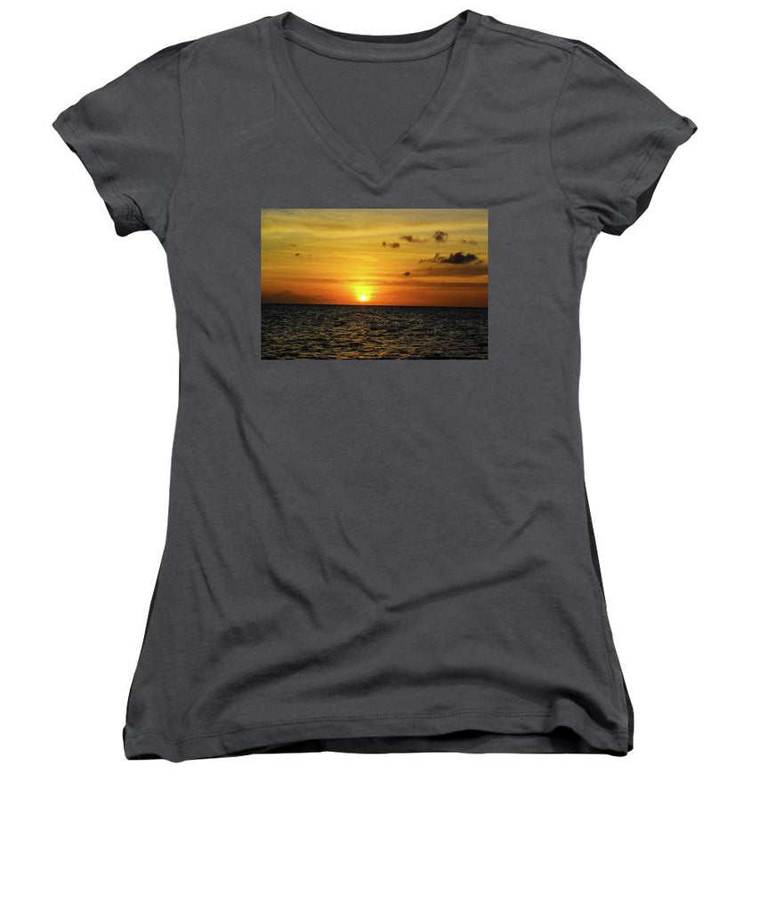 Tropical Sunset - Women's V-Neck