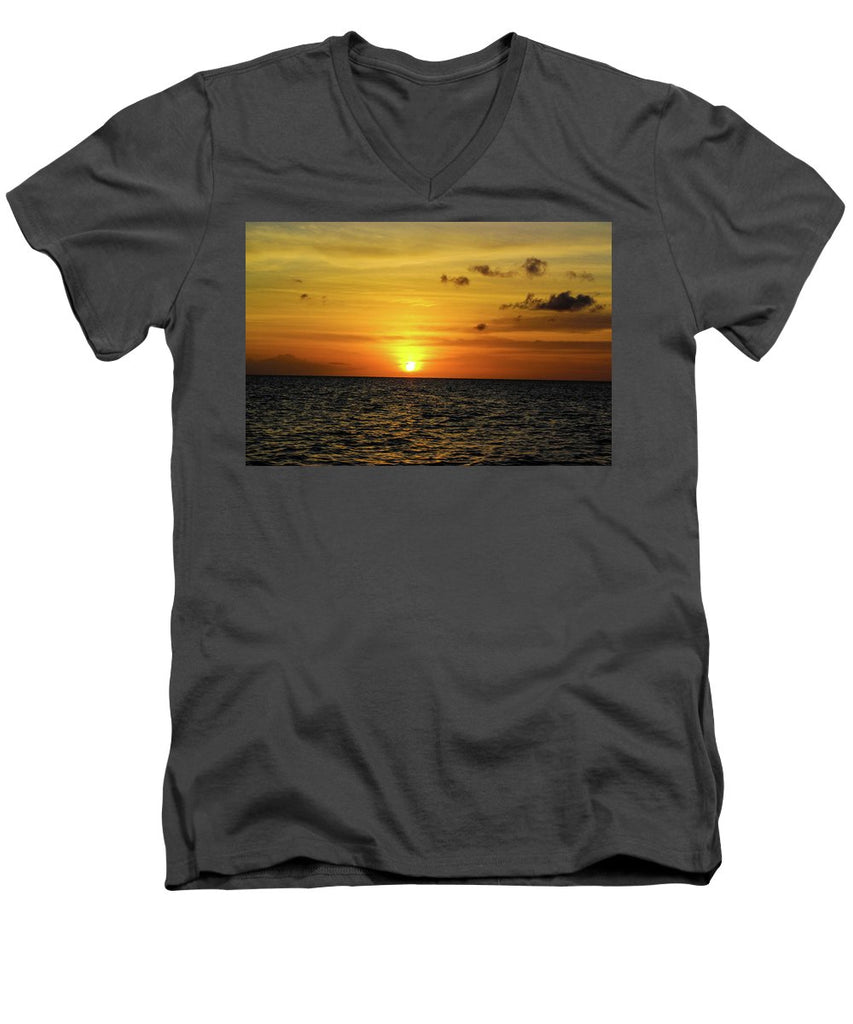 Tropical Sunset - Men's V-Neck T-Shirt