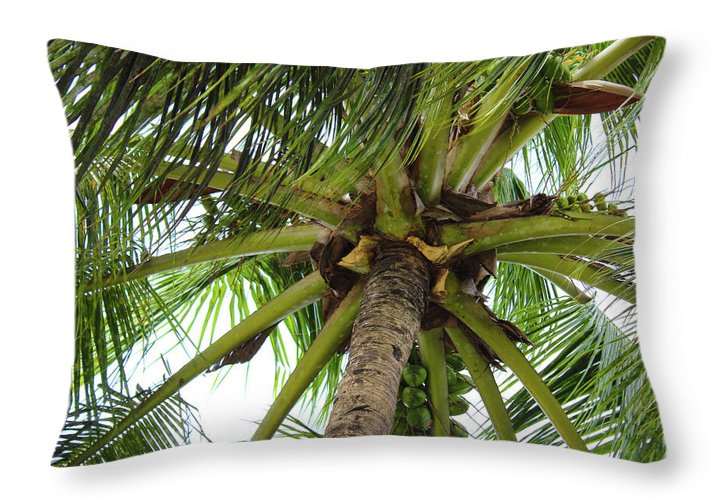 Under The Coconut Tree - Throw Pillow