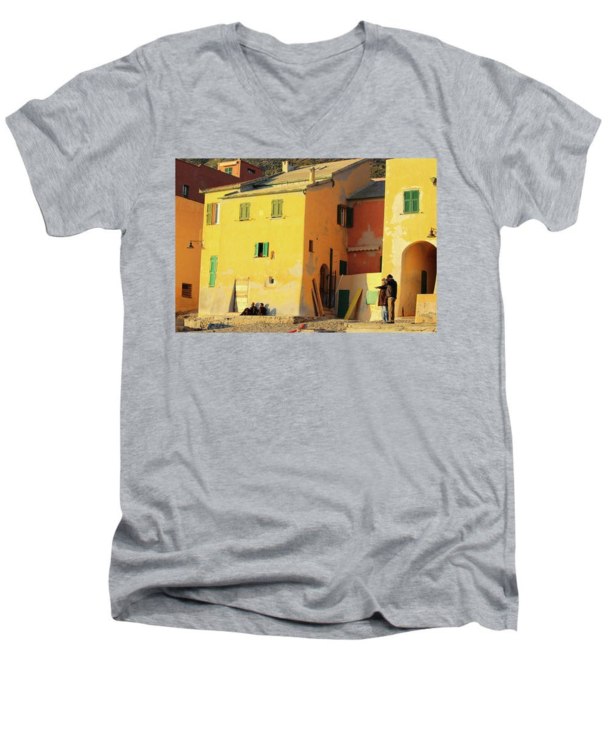 Under The Ligurian Sun - Men's V-Neck T-Shirt