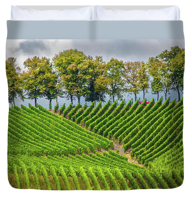 Vineyards In The Grand Duchy Of Luxembourg - Duvet Cover