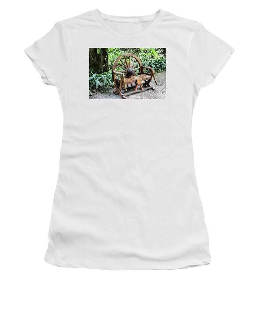 Wheel Bench - Women's T-Shirt (Athletic Fit)