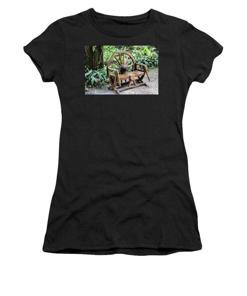 Wheel Bench - Women's T-Shirt (Athletic Fit)