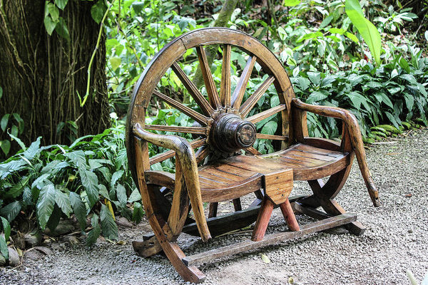 Wheel Bench - Art Print